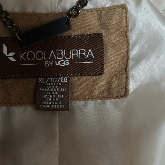 Koolaburra by UGG Tan Jacket . XL - Picture 2 of 4